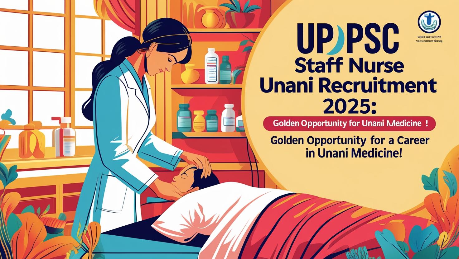 UPPSC स्टाफ नर्स यूनानी भर्ती 2025: यूनानी चिकित्सा में करियर का सुनहरा अवसर !